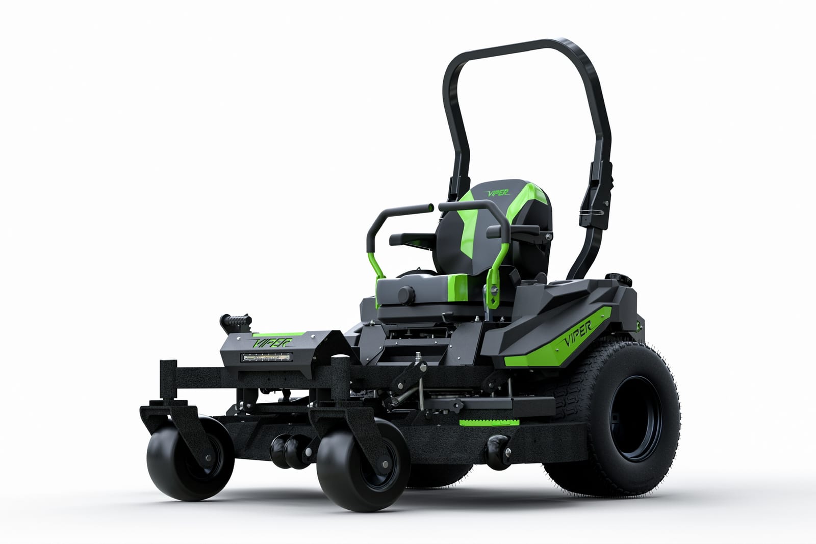 Full mower 3/4 front from opposite side on a white background